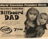 Billboard Dad Tv Guide Print Ad Mary Kate Ashley Olsen TPA15 - £4.72 GBP