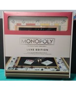 Monopoly Luxe Edition Solid Maple Wood Cabinet WS Game Company Brand New... - £194.69 GBP