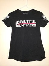 Grunt Style T-Shirt Top Women&#39;s Medium Beautiful Badass Spell Out Graphi... - £23.45 GBP