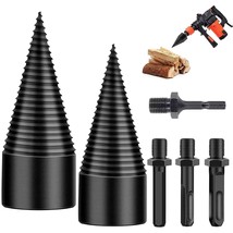 Wood Splitter Drill Bit, 6Pcs Log Splitters Drill Bit 32Mm + 42Mm Firewood Drill - £23.99 GBP