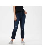 Studio by Denim &amp; Co. Classic Denim Ankle Jeans - Dark Indigo Wash Plus 28 - $19.22 CAD