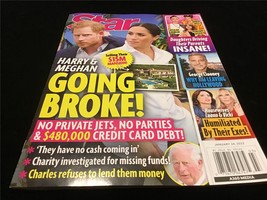 Star Magazine January 24, 2022 Harry &amp; Meghan Going Broke, George Clooney - £7.02 GBP