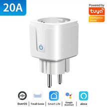 TUYA Smart Plug WiFi Socket EU 16A or 20A With Power Monitor Timing Function Voi - £8.75 GBP+