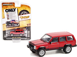 1984 Jeep Cherokee Chief Red with Black Stripes &quot;Only in a Jeep Cherokee&quot; &quot;Vinta - $23.64