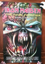 Iron Maiden Poster World Tour The Frontier Dallas Toronto Washington - $1,689.20 MXN