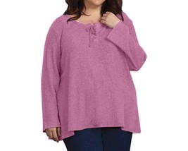 On The Plus Side brushed thermal top - plus in Mauve - £49.67 GBP