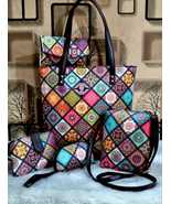 The Party 5pcs Combo Handbag with traditional Block Print - £27.44 GBP