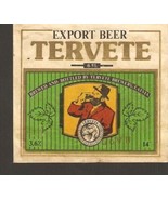 Soviet Latvia Export Beer Tervete Brewery Vintage Ads Label - £8.84 GBP