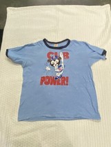Vintage Single Stitch CUB POWER Chicago Cubs T Shirt Russell Athletic Large READ - £24.77 GBP
