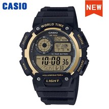Casio watch men LED digital 100 meters waterproof watch sports military watch re - £163.54 GBP