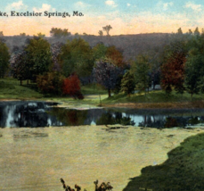 Wales Lake Excelsior Springs Missouri Postcard Vintage - $14.35