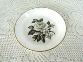 ROYAL WORCESTER FINE BONE CHINA PIN DISH ENGLAND 4.5&quot; WHITE &amp; FLORAL - $6.88
