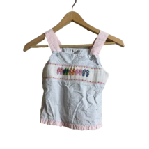 Royal Child Girls Sleeveless Gingham Top Blue Pink Flip Flops Size 6 Summer - $4.95