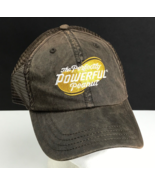The Perfectly Powerful Peanut Adjustable Mesh Trucker Hat Brown - $9.40 CAD