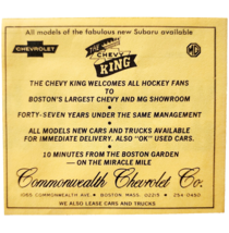 1971 Commonwealth Chevrolet Boston Advertisement Car Dealership Chevy DWF21 - $19.99