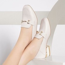 Designer Shoes Women Pumps New Korean Fashion Black High Heels Work Ladies Leath - £23.14 GBP