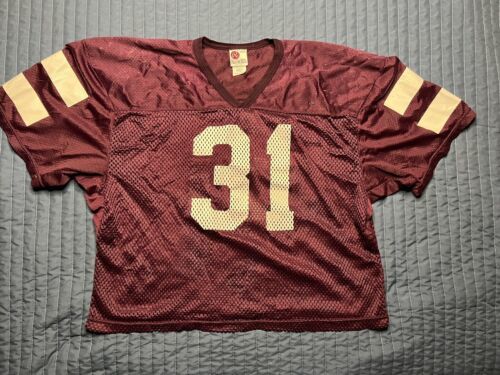 Vintage Rawlings Adult Football Jersey #31 XL Maroon Made In The USA - £15.82 GBP