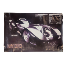 Batmobile signed poster Michael Keaton, 1989, Batman, Original, Vintage,... - $99.00