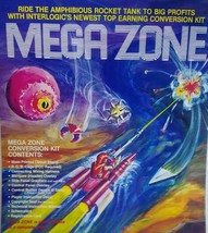 Mega Zone Arcade Flyer Retro Vintage Retro Video Art Original 8.5&quot; x 11&quot; Promo - £14.89 GBP
