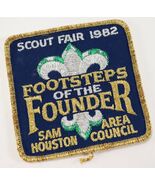 Vintage 1982 Sam Houston Footsteps Founder Boy Scouts America BSA Camp P... - €8,96 EUR
