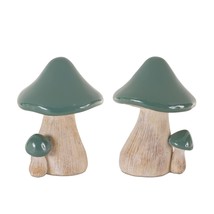Mushroom (Set of 2) 4.25&quot;L x 6.25&quot;H Resin - £40.40 GBP