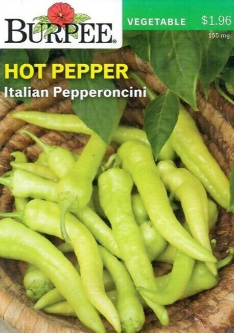 Best Pepper Italian Pepperoncini Vegetable Seeds Burpee  - $8.42