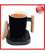 Sleek Coffee &amp; Tea Warmer with Ceramic Mug: Temperature Control + Auto S... - $1,219.74 MXN