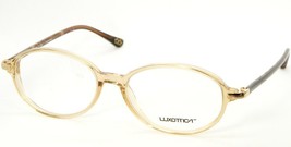 New Luxottica Lu 4334 C484 Light Brown Transparent Eyeglasses Glasses 53-16-135 - £24.55 GBP