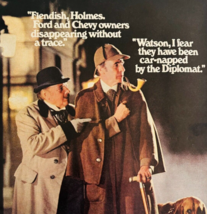 1977 Dodge Diplomat Sherlock Holmes Advertisement Automobilia Bloodhound... - $24.99