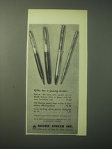 1948 Georg Jensen Parker 51 Pen and Norma Pencil Ad - Gifts for a young writer - $18.49