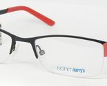 Gafas De Sol Röhm Harry&#39;s 1591 429 Negro Mate / Rubor De Frambuesa 51-18... - $58.40