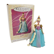 Vintage 1997 Hallmark Mattel Rapunzel Barbie Doll Keepsake Christmas Ornament - £21.66 GBP