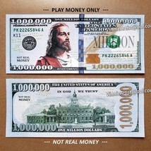 JESUS on MILLION DOLLAR BILL FUNNY PLAY MONEY NOVELTY Vision Board - €3,81 EUR+