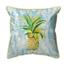 Betsy Drake Pineapple Large Indoor Outdoor Pillow 18x18 - £36.83 GBP
