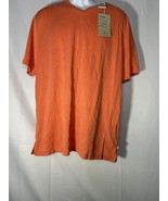 NWT- Men’s Tommy Bahama coastal crest, V-neck peach melt shirt-Sz large - £29.43 GBP