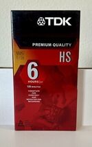 TDK HS Premium Quality Blank VHS Tape - T-120 - Factory Sealed - $5.89