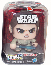 Rey Jakku Scavenger #5 Jedi Figure - Star Wars Mighty Muggs Hasbro 3.5&quot; Toy 2019 - £6.29 GBP