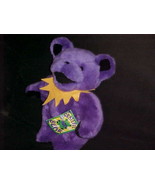 12&quot; Purple Jointed Grateful Dead Plush Bear With Tags 1990 Liquid Blue   - £77.84 GBP