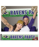Baltimore Ravens Banner 12x65 Party Style - $859.73 MXN