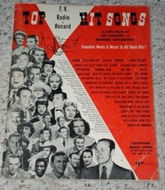 T.V. Radio Record Top Hit Songs Songbook Vintage 1952 Hit Parade Criterion Music - £27.96 GBP