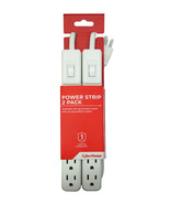 CyberPower 6-Outlet Power Strip with 2 Ft. Power Cord - Twin Pack in White - £19.58 GBP