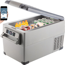 VEVOR Portable Refrigerator 37 Quart(35 Liter),12 Volt Refrigerator App ... - $159.99