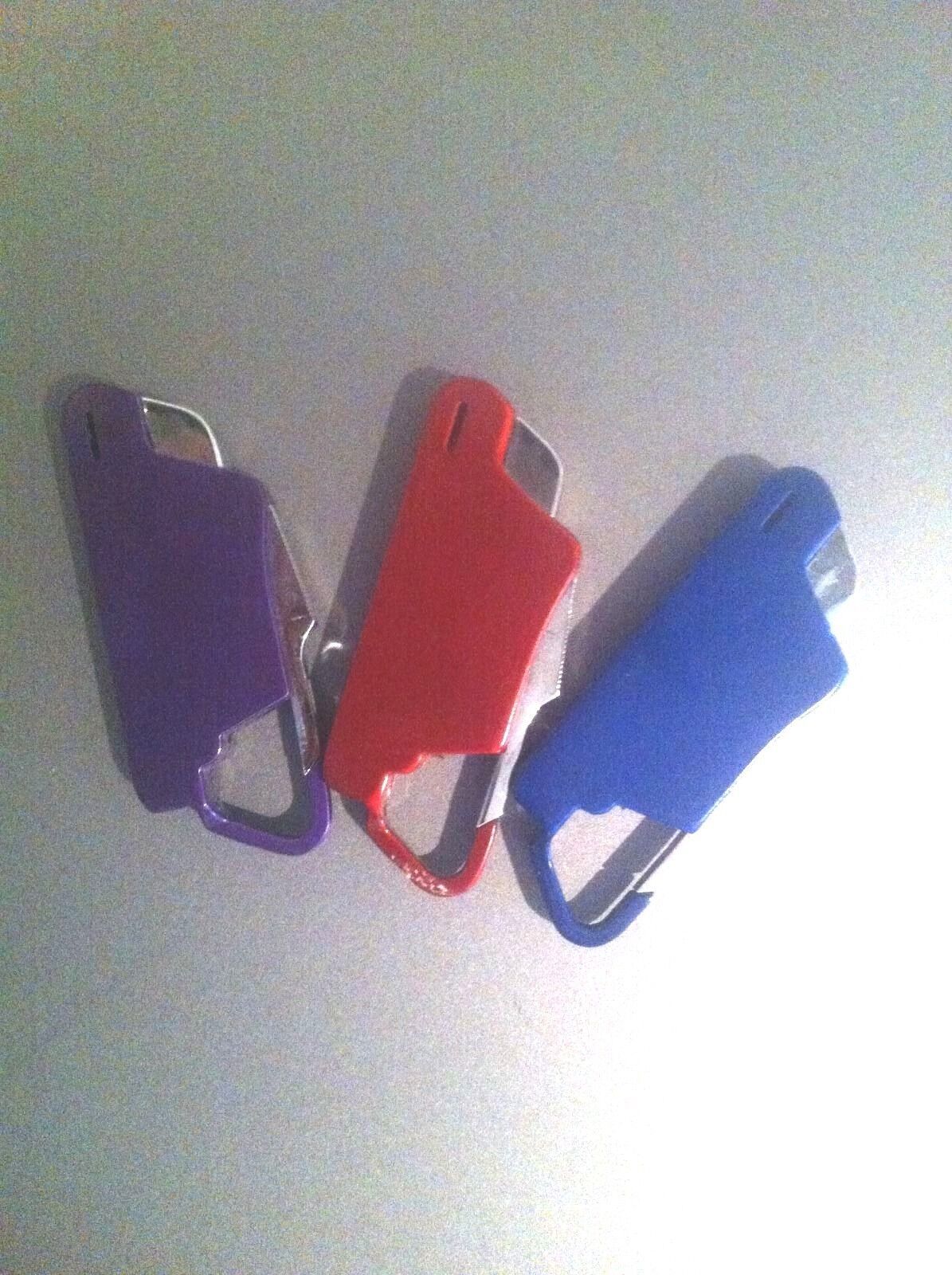 3 NEW Cigarette LIGHTERS WITH A HOOK FOR BELT OR KEY CHAIN - $2.48