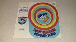 1984 Happy Birthday Donald Duck Cut-Out Paper Hat - $12.00