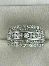 2.50Ct Round Cut Simulated Diamond Wedding Engagement Ring 14K White Gol... - $102.84