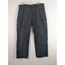 Dickies Mens Carpenter Jeans Relaxed Fit Size 40x30 Cotton Black Measure... - $22.68