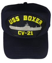 USS BOXER CV-21 HAT USN NAVY SHIP ESSEX CLASS AIRCRAFT CARRIER - £18.38 GBP