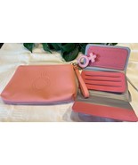 Pandora Wristlet &amp; Pandora Me Collectors Jewelry Pouch Pink 2 Piece Set ... - $19.00
