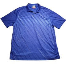 Grand Slam Shirt Mens XL Blue Polo Golf Golfing Athleticwear Casual  - £18.33 GBP