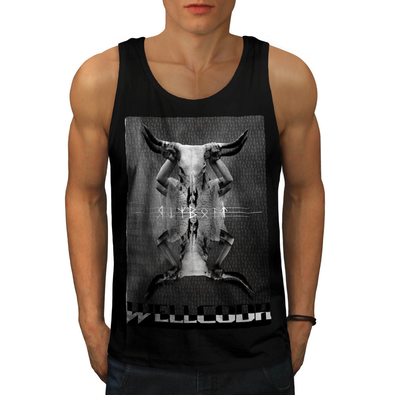 Primary image for Cult Mask Tee Runes Men Tank Top